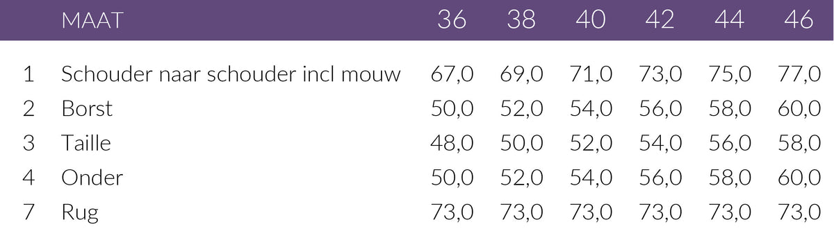 Maattabel Longlady Shirt Tinke Embroidery | Tall