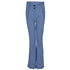 Tall skibroek Longlady Wanda Middenblauw voorkant lange benen