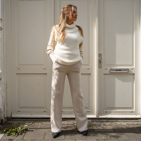 Only-M Spencer Boucle, tall kleding voor lange vrouwen, gedragen door model