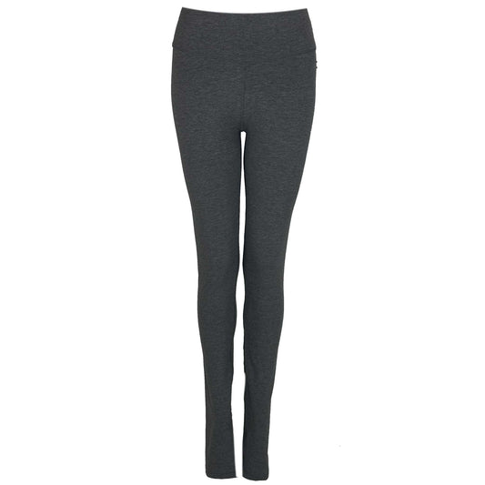 Sportlegging lange vrouwen Sjors katoen antraciet - Tall sportjeggings