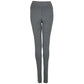 Sportlegging lange vrouwen Sjors katoen grijs - Tall sportjeggings