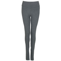Sportlegging lange vrouwen Sjors katoen grijs - Tall sportjeggings