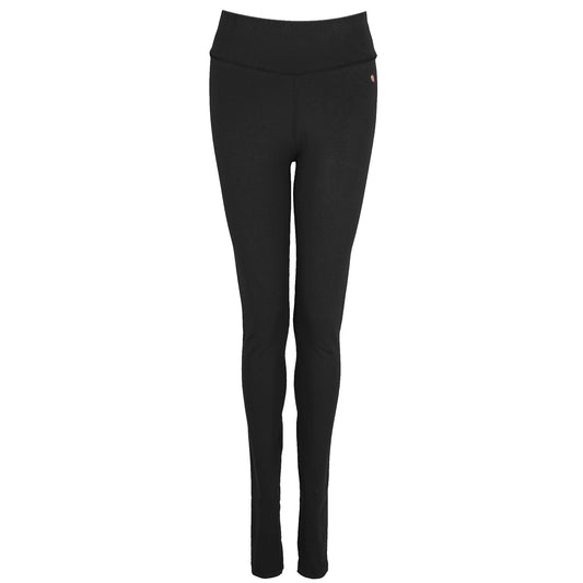 Sportlegging lange vrouwen Sjors katoen zwart - Tall sportjeggings