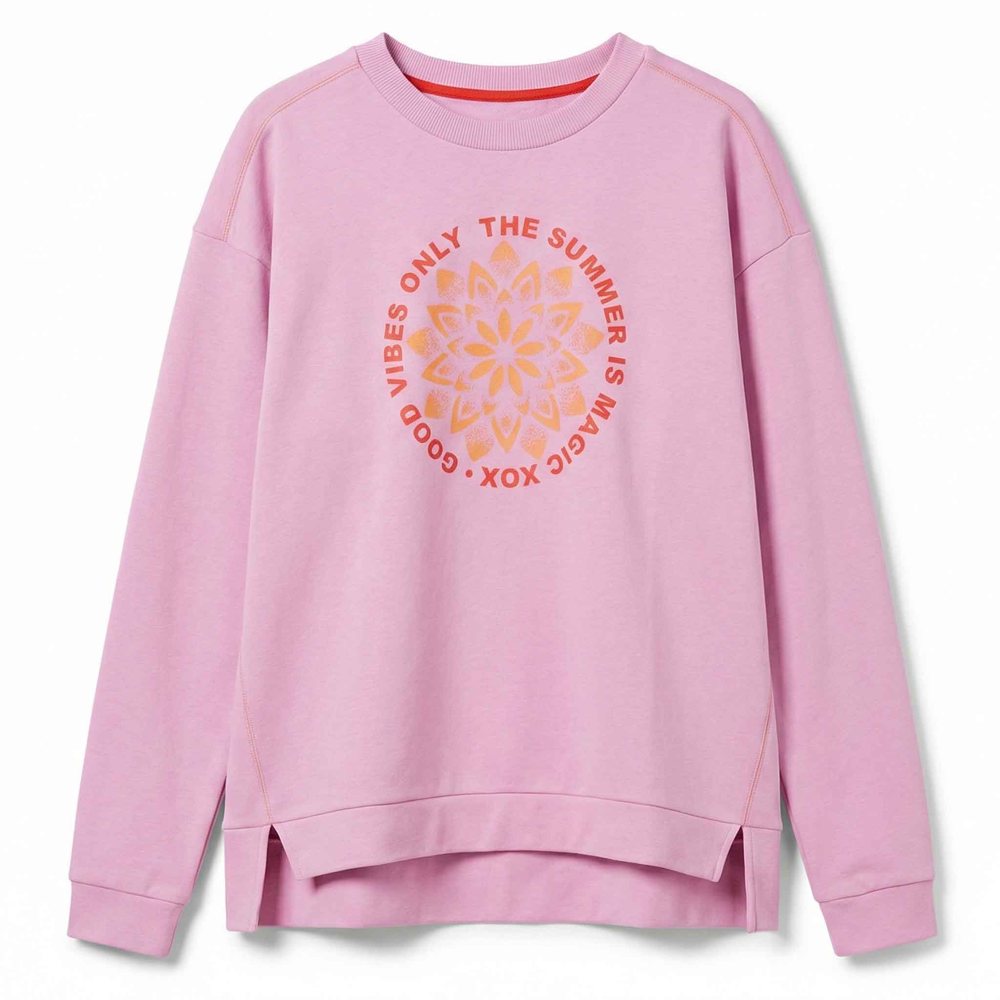 XOX Sweater Roze | Tall lange dames voorzijde
