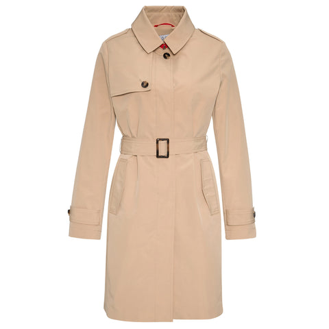 Manisa Trenchcoat Nougat, tall kleding voor lange vrouwen