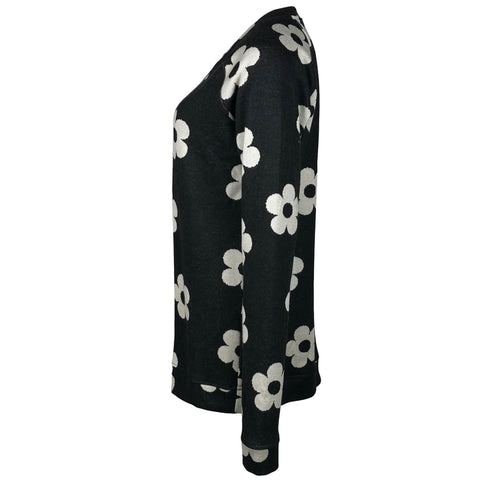 Longlady Trui Fresia, kleding voor lange vrouwen, zijaanzicht