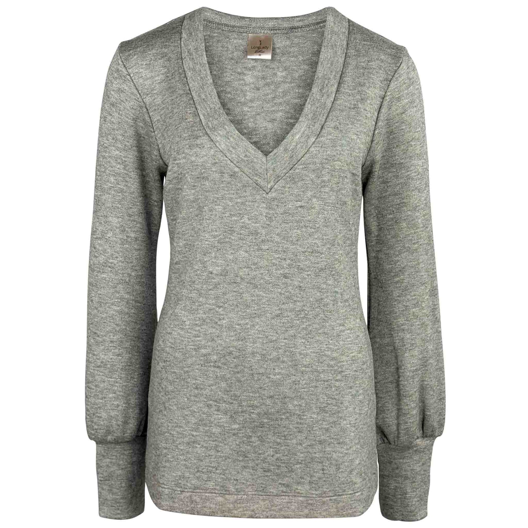 Longlady Trui Francesca Lichtgroen | Tall