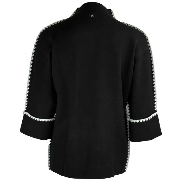 Only-M Trui Contrast, tall kleding voor lange dames, achteraanzicht