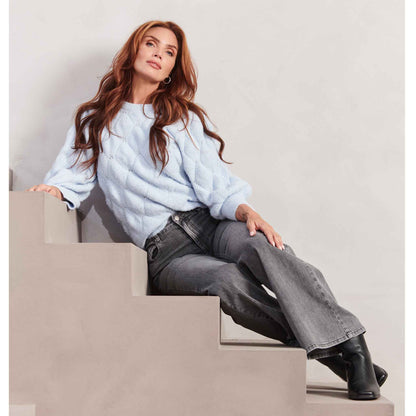 Smashed Lemon Trui Lichtblauw | Tall