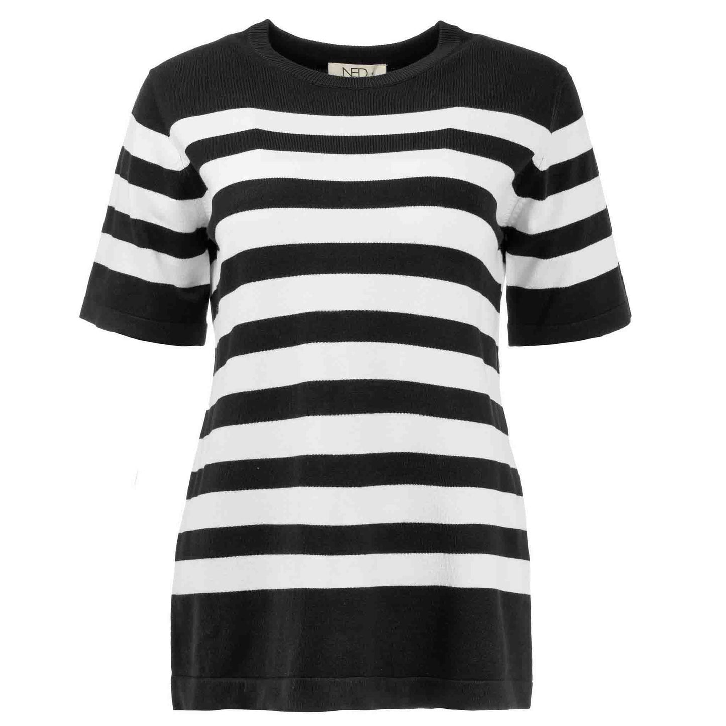 NED Osmunda Zwart Wit Tall lange dames vooraanzicht