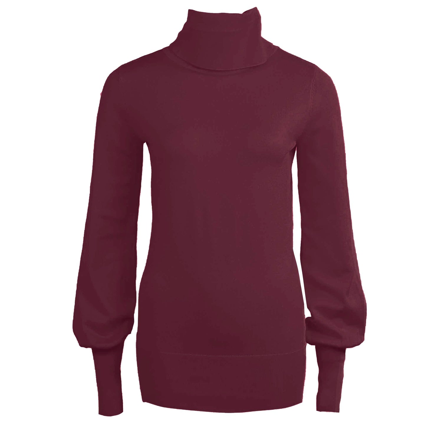 Only-M Trui Ballonmouw Bordeaux | Tall