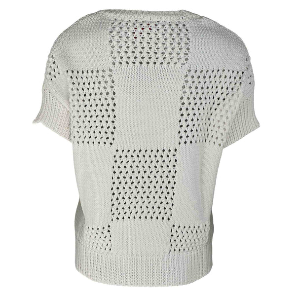 Only-M Shirt Trui Grof, tall kleding voor lange dames, achteraanzicht