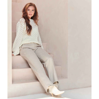 Smashed Lemon Broek Lichtbeige | Tall