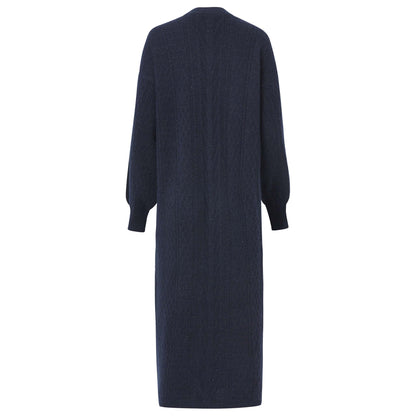 Smashed Lemon Vest Gebreid Donkerblauw | Tall