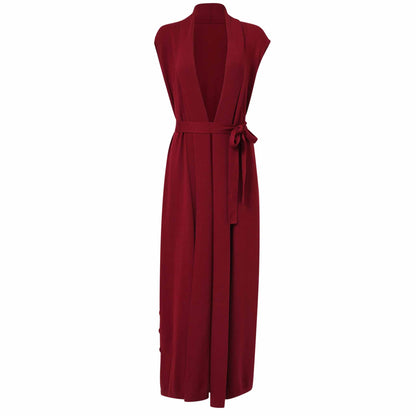 Smashed Lemon Vest Bordeaux | Tall