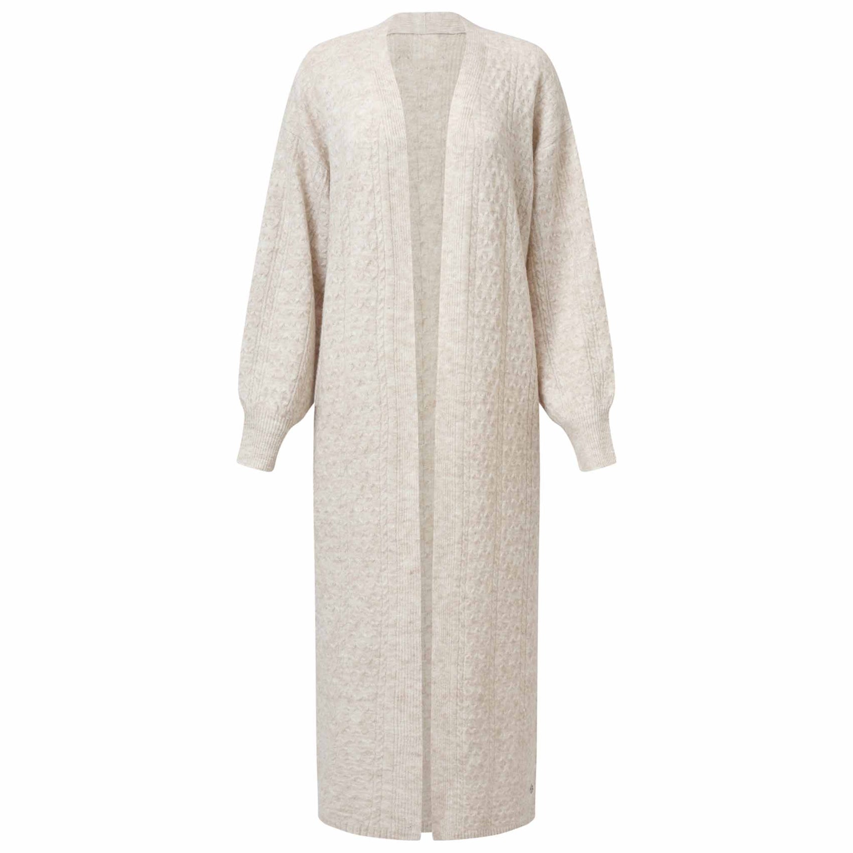 Smashed Lemon Vest Gebreid Zand | Tall