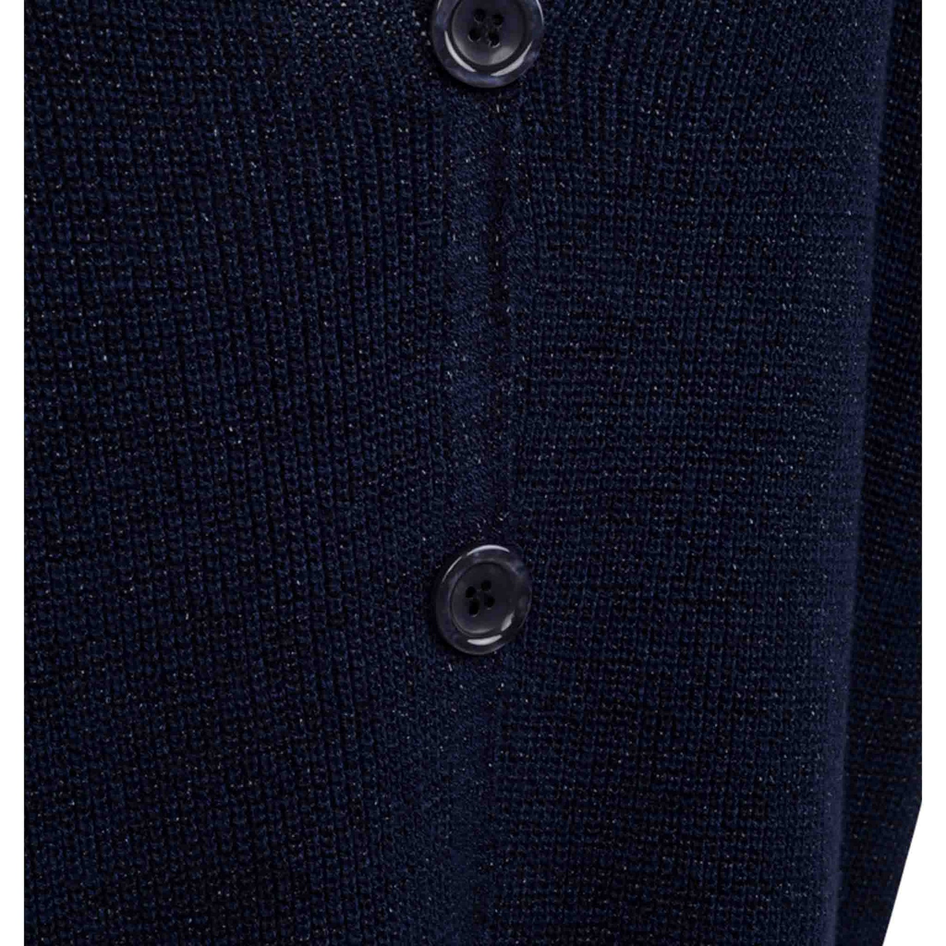 Kimara Vest Fiorella Donkerblauw, tall mode voor lange dames, detail