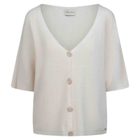 Kimara Vest Fiorella Silver White, tall kleding voor lange vrouwen