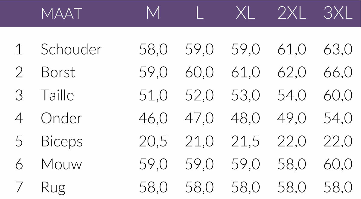 Maattabel Maicazz Vestje Vonja Offwhite | Tall