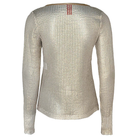 Only-M Vestje Net Foil, tall kleding voor lange dames, achteraanzicht