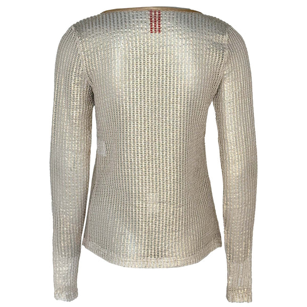 Only-M Vestje Net Foil, tall kleding voor lange dames, achteraanzicht