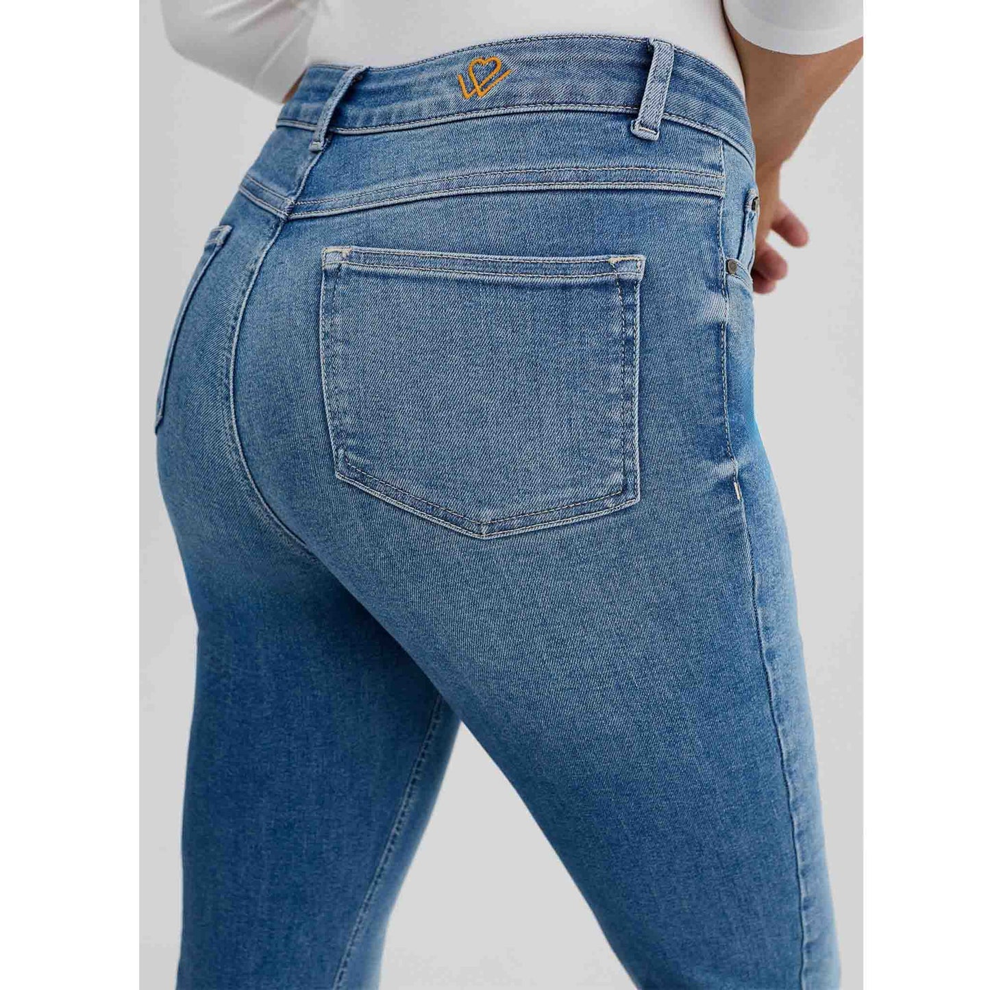 Wonderjeans WT Semi Skinny Authentic Blue | Tall
