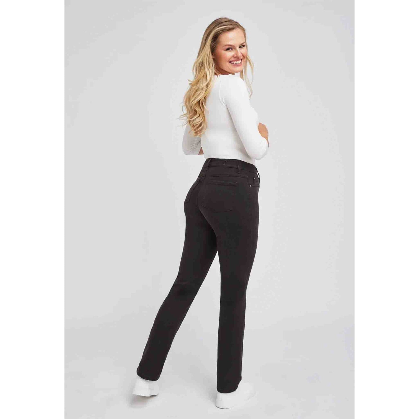 Wonderjeans WT Semi Skinny Donkerbruin | Tall