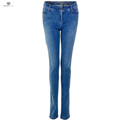 Wonderjeans WC Regular Authentic Blue, tall jeans voor lange vrouwen