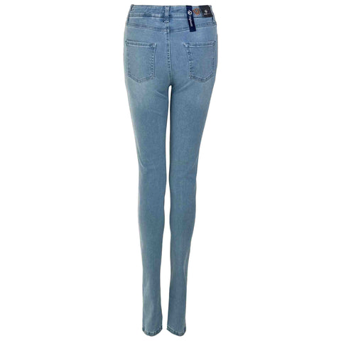 Wonderjeans WH Sun Bleach, jeans in tall met lange benen, achteraanzicht
