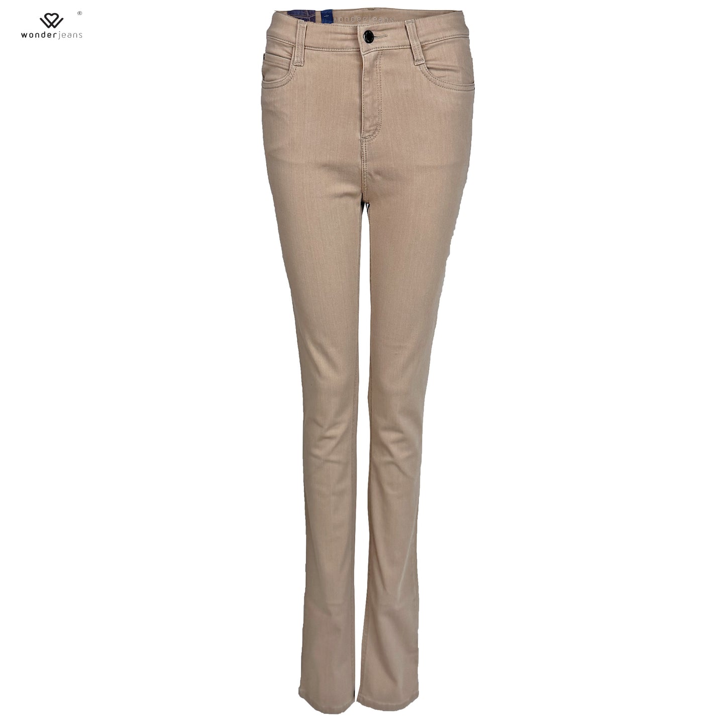 Tall Wonderjeans WT Straight Beige - lange vrouwen