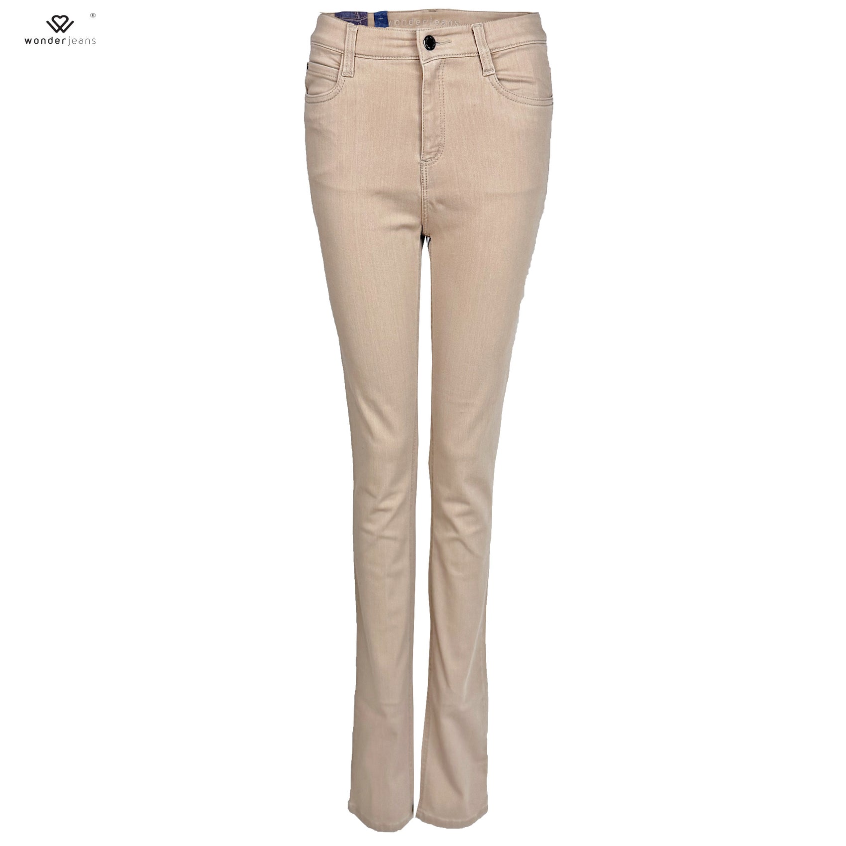 Tall Wonderjeans WT Straight Beige - lange vrouwen