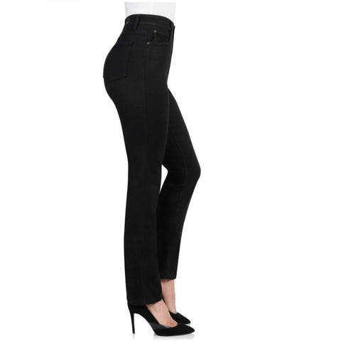Wonderjeans WT Semi Skinny Zwart, tall jeans voor lange vrouwen