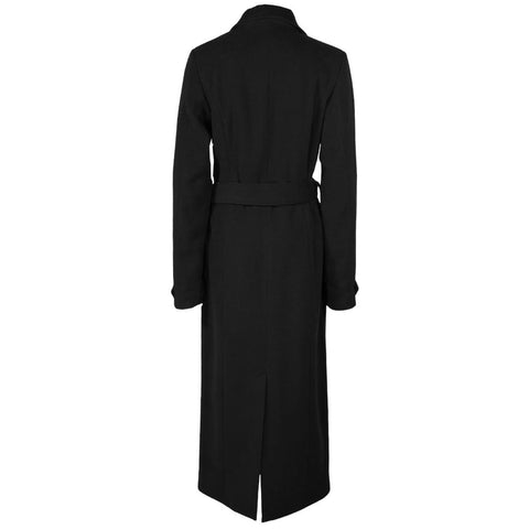 Longlady Jas Mandy Zwart, tall kleding voor lange dames, achteraanzicht