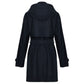 Tall Manisa Regen trenchcoat Navy - lange vrouwen