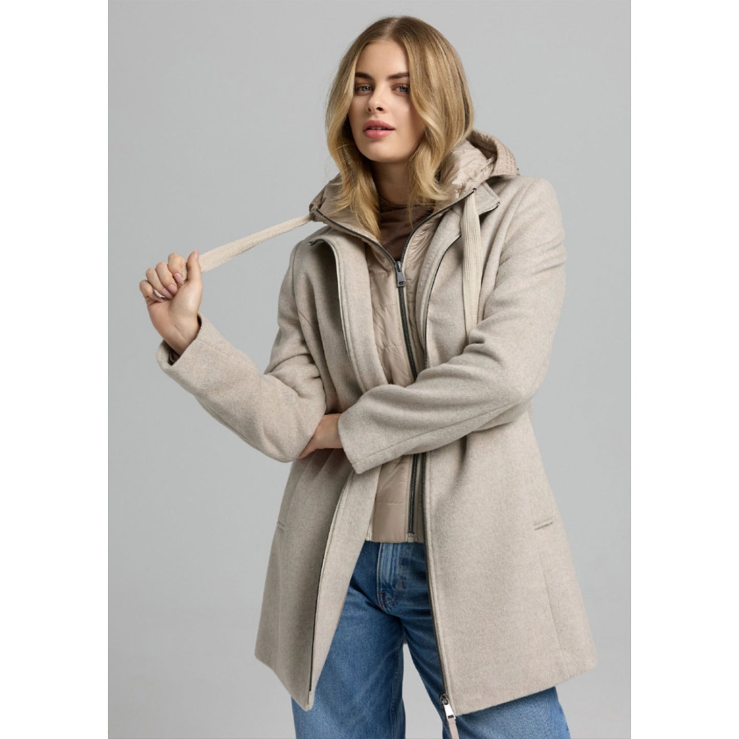 Manisa Jas Wol Lichtbeige | Tall