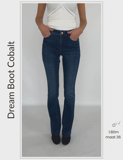 Mac Jeans Dream Boot Auth Cobalt