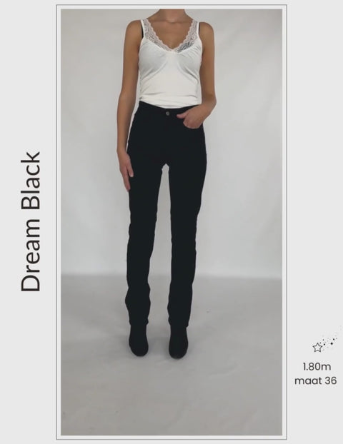 Mac Jeans Dream Zwart, tall jeans voor lange vrouwen
