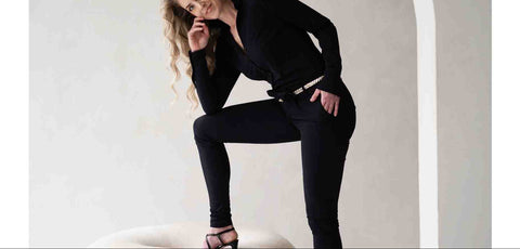 Longlady Jumpsuit Silvany, tall kleding voor lange dames, achteraanzicht