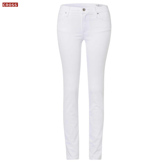 kleding lange vrouwen cross jeans anya wit