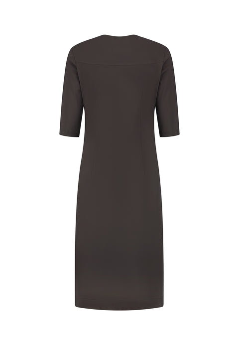 Longlady Z Jurk Travel Grijsbruin, tall kleding voor lange vrouwen