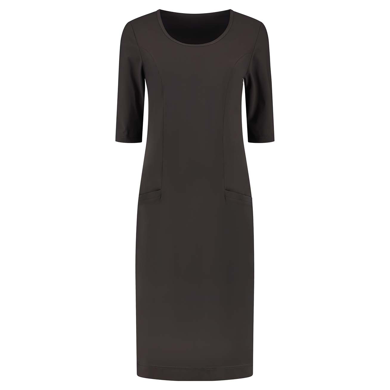 Tall Longlady Z Jurk Travel Grijsbruin voor lange vrouwen