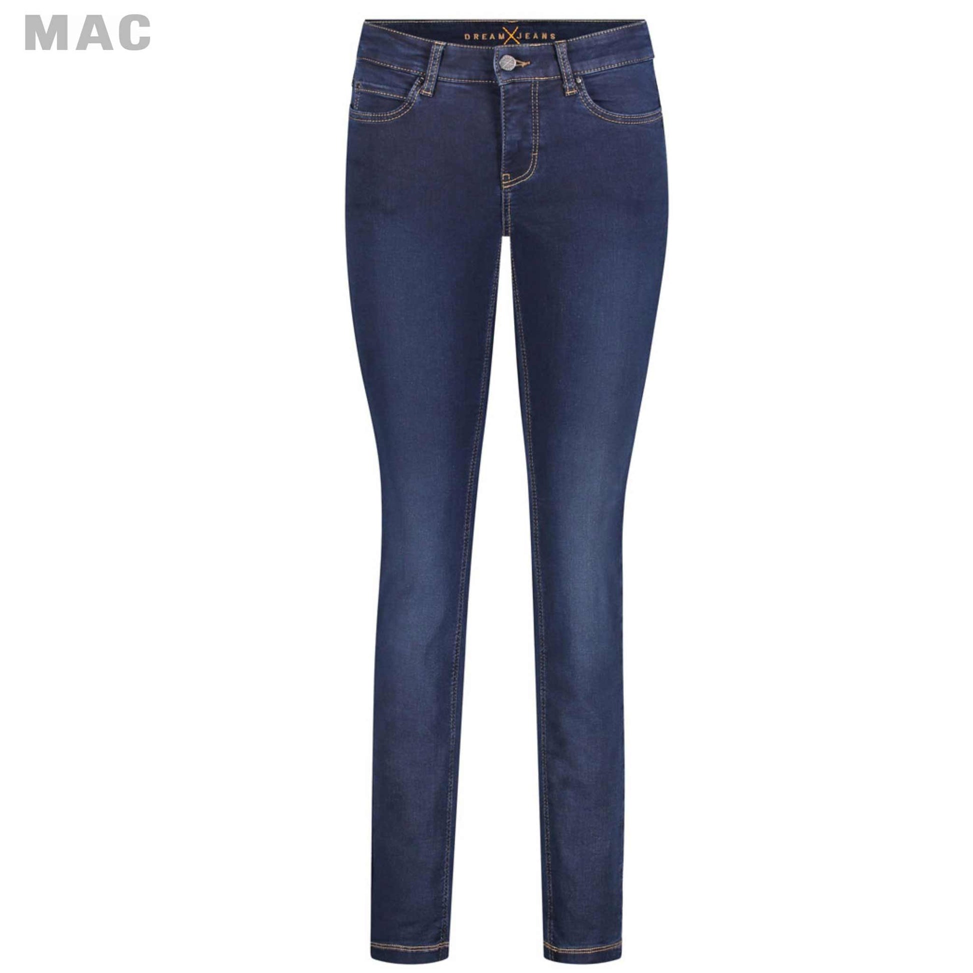 kleding lange vrouwen mac jeans dream skinny dark washed