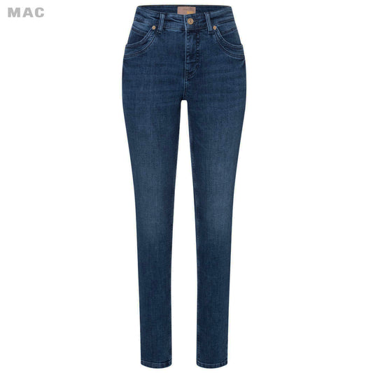 kleding lange vrouwen mac jeans mel dark blue