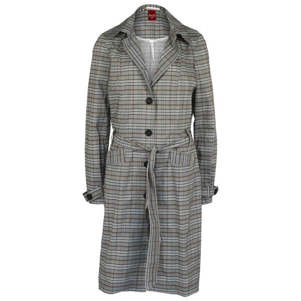 Only-M Trenchcoat Quadretto, tall kleding voor lange vrouwen
