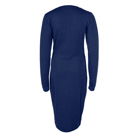 Longlady Gebreide Jurk, tall kleding voor lange dames, achteraanzicht