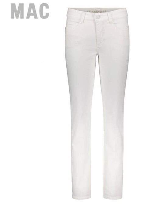 kleding lange vrouwen mac jeans dream white
